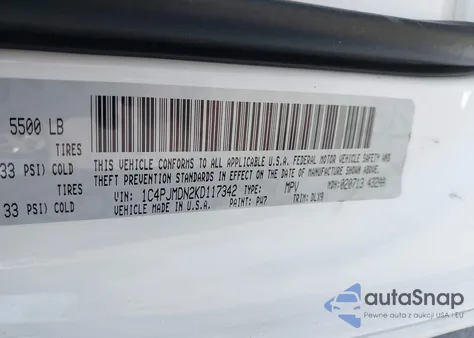 2019 Jeep Cherokee Limited 4X4 из США, поврежденный, VIN 1C4PJMDN2KD117342